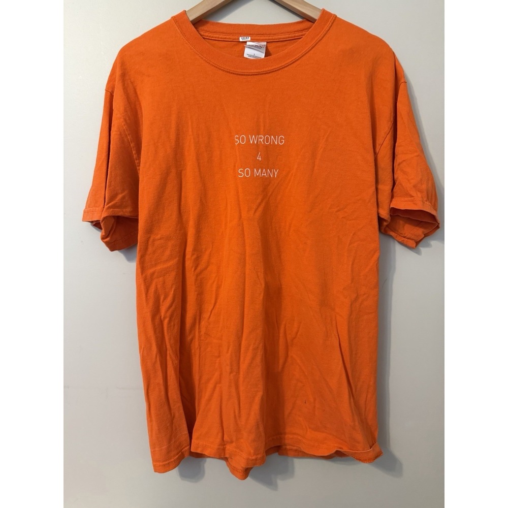 Vintage Scion So Wrong For So Many Orange T-Shirt Unisex Large Pre-owned